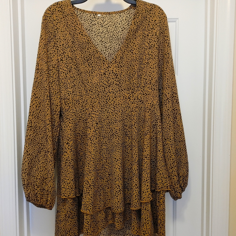 Shein long sleeve mini dress